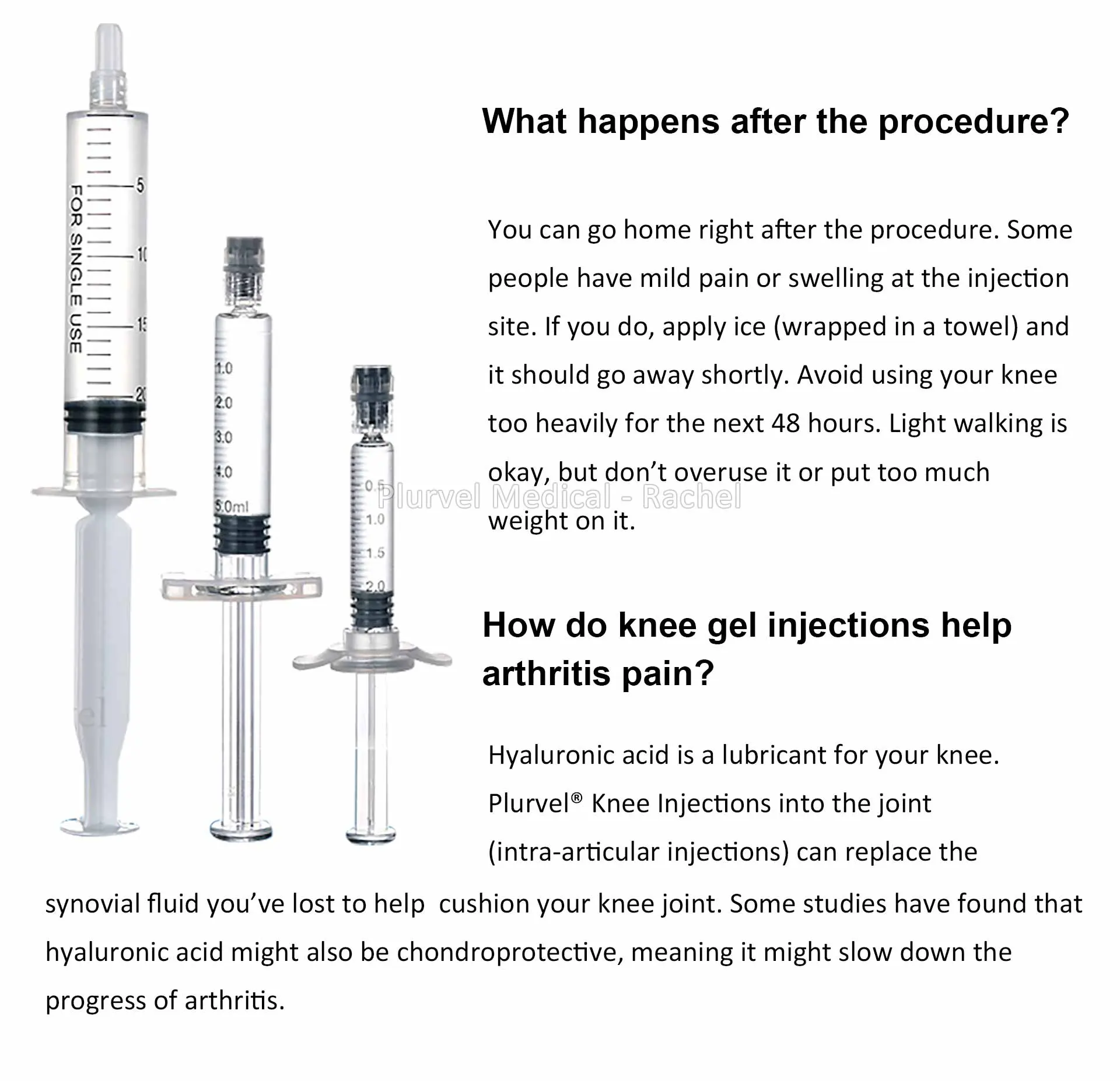 Non-Crosslinked HA Knee Joint Injection 3cc — Orthopedic HA product image 5