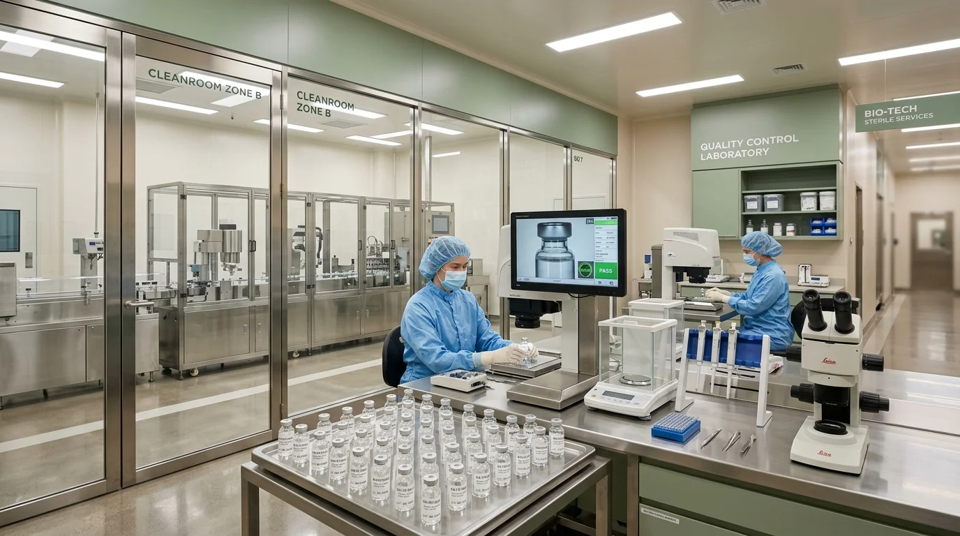 AestiSource cleanroom and quality control inspection facility