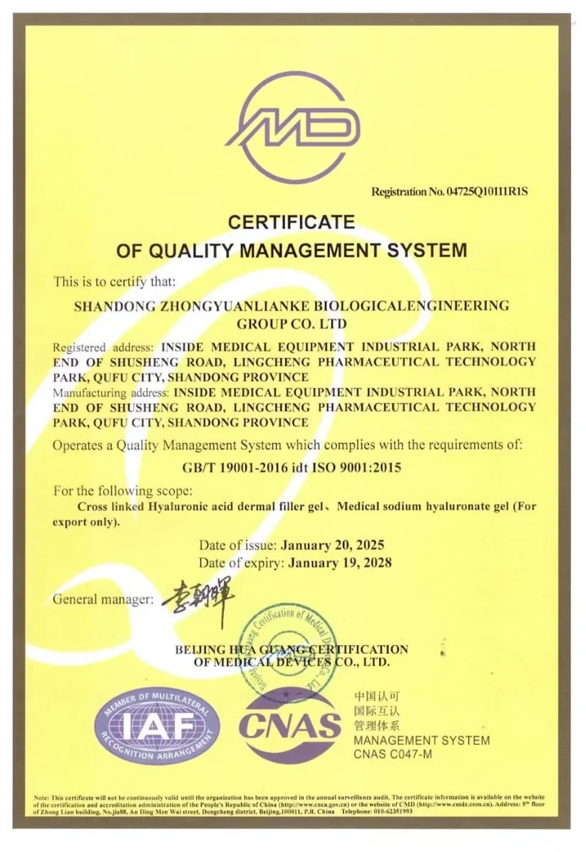ISO 9001:2015 — Quality Management System